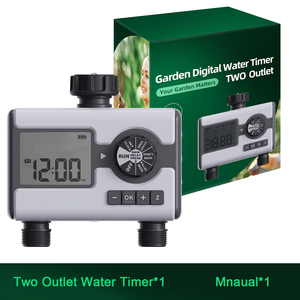 Timer automatico digitale per acqua con Display LCD in plastica per irrigazione da giardino Controller per sistema di irrigazione automatica estiva - Product Image 2