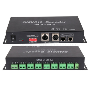 24CH PWM DMX512 светодиодный декодер светодиодный пиксельный свет Декодер контроллер оптом