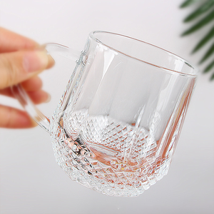 玻璃咖啡杯热卖茶水杯七彩<span class=keywords><strong>6</strong></span>件电镀彩色饮水器水咖啡杯套装