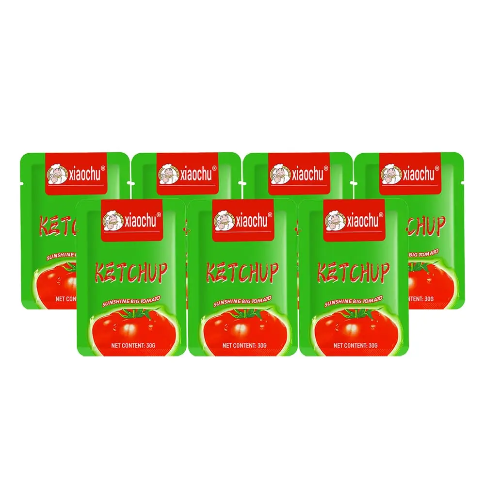 Pasta de tomate de marca personalizada mercado africano 30g barato en bolsas proveedor de pasta de tomate