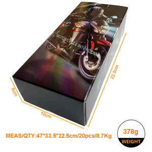 Motorcycle Bluetooth <strong>Intercom</strong> <strong>System</strong> - <strong>Wireless</strong> Communication, 1200m Range IP67 Waterproof <strong>Group</strong> Riding &amp; Helmet Headset - Product Image 6