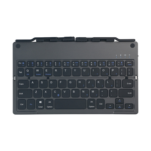 Retangular Black Mini Wireless <strong>Keyboard</strong> Magnetic Foldable Computer <strong>Notebook</strong> Phone Bluetooth <strong>Keyboards</strong> With Bracket - Product Image 3