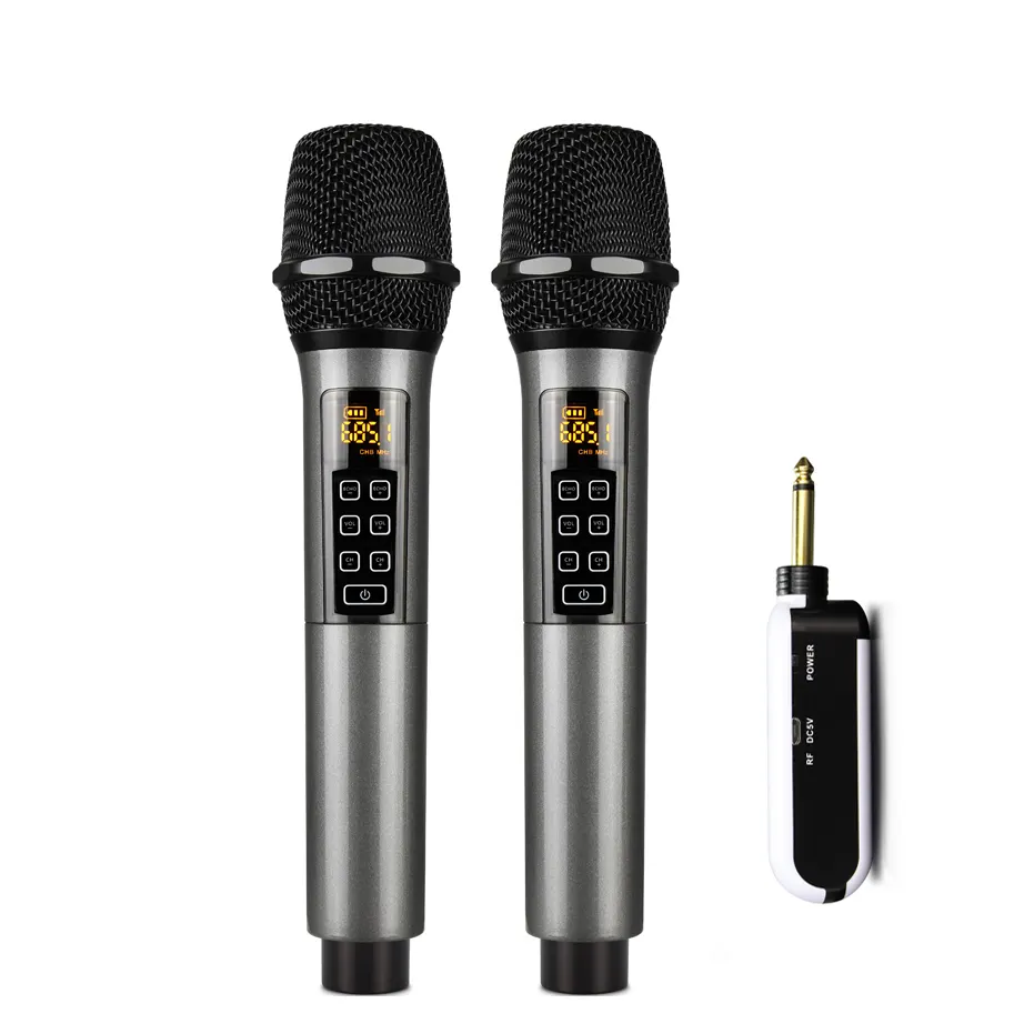 High Quality Home Recording Studio Equipment Kareoke Machine With Wireless Microphones Micro For Karaoke Meeting