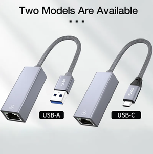 2.5Gbps USB Cタイプイーサネットアダプター外部有線RJ45ネットワークエクステンダーケーブルストック製品 - Product Image 2