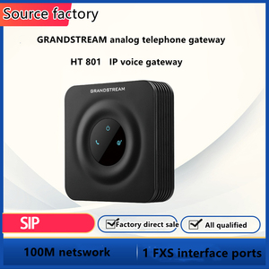 パワーフローネットワークスポット1 * FXS音声ゲートウェイHT801共通電話IPネットワーク100 Mbit SIPゲートウェイ卸売