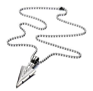 Hàn Quốc Nổ Mũi Tên Vòng Cổ Mặt Dây Chuyền Ngắn Keel Chuỗi Người Đàn Ông Của Retro Đồ Trang Sức Bán Buôn - Product Image 2