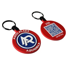 Promotional Key Ring Pvc Keychain Custom logo QR <strong>Code</strong> Keychain Personalized QR <strong>Code</strong> logo Soft Pvc Keychain - Product Image 3