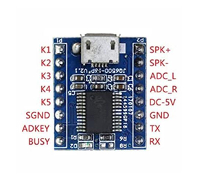 (Electronic Components)16Mbit 32Mbit UART Voice Recording <strong>Programmable</strong> <strong>SPI</strong> <strong>Flash</strong> <strong>USB</strong> MP3 Sound Module Voice Sound Module JQ6500 - Product Image 3