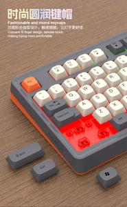 USB Wired RGB Optical Mechanic Touch Office &amp; Game <strong>Keyboard</strong> Thin Film Knob Desktop <strong>Computer</strong> for Gaming <strong>Use</strong> - Product Image 3