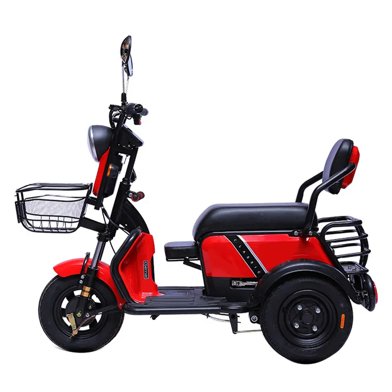 Distribütör scooter benzin yolcu 3 tekerlekli katlanır kabin motosiklet elektrikli üç tekerlekli bisiklet ile trike ikiz fiyat