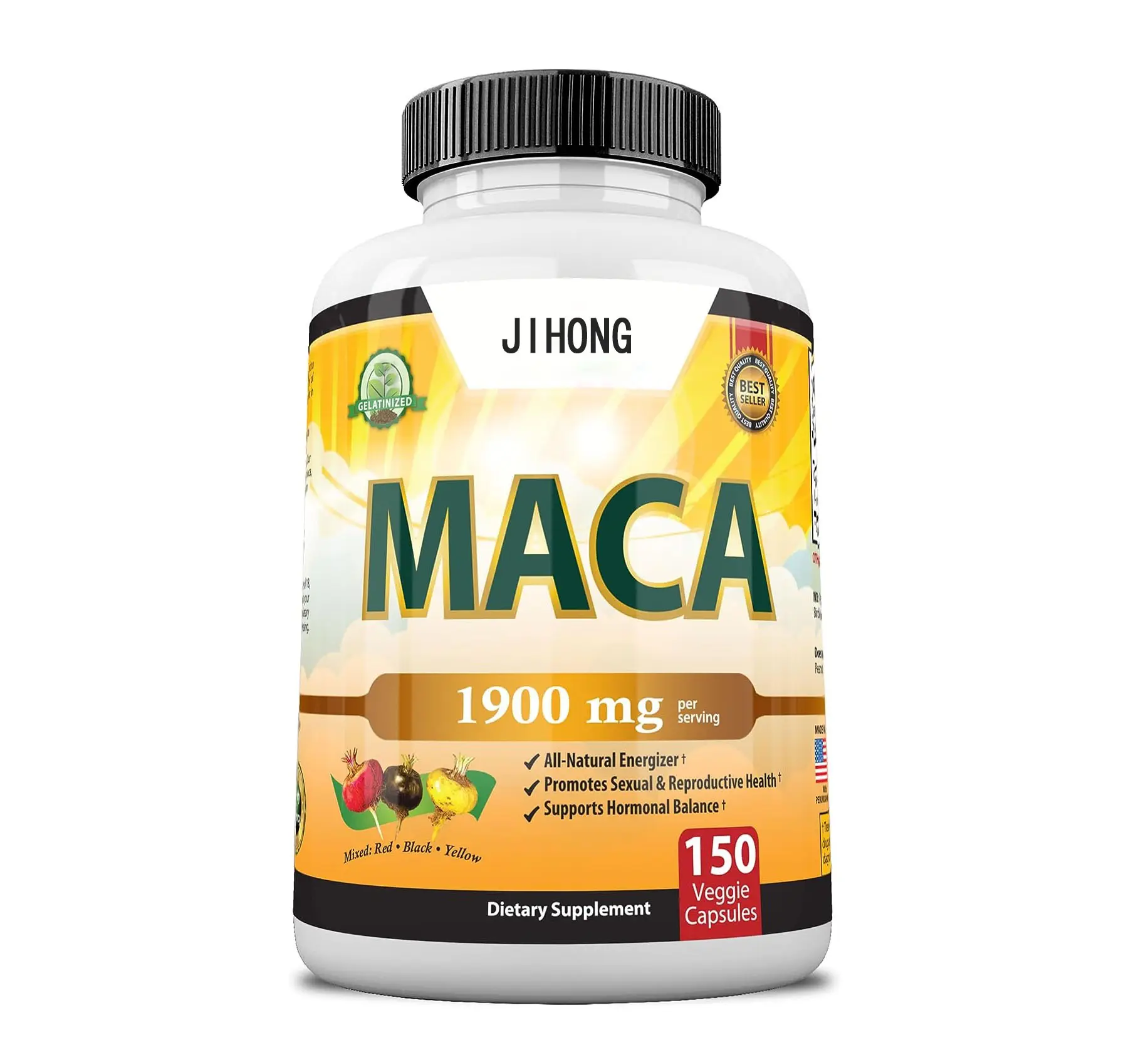 OEM Capsules de racine de maca biologique Capsules naturelles à base de plantes pour améliorer l'endurance énergétique pour les hommes