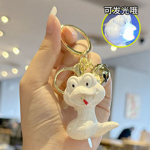 New Arrival hissing rắn Shape LED chiếu sáng Móc Chìa Khóa với âm thanh cho trẻ em - Product Image 2