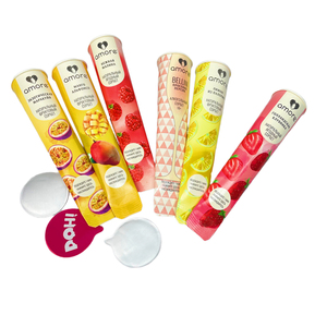 Dondurma için ambalaj buz Lolly tüp kağıt ambalaj/sıkmak fincan Calippo tüp