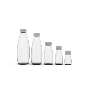 2025 newdesign Trọng lượng nhẹ Chai nhựa PET tùy chỉnh 60ml 120ml 250ml cho nước trái cây sữa với vít cap sinh thái thân thiện bao bì - Product Image 2