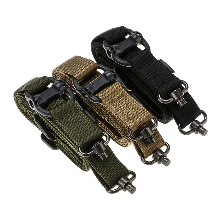 MS4 Mission Tactical Carrier Multi-fonctionnel Gun Lanyard Carrier Single Point avec Double Point avec Safety Lanyard 3 Color Opt