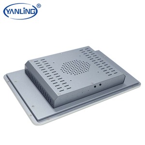 Panel frontal de avión completo de 17 pulgadas, ordenador con pantalla táctil de host de Control Industrial integrado IP65, portátil en Panel de caja resistente, tipo PC - Product Image 4