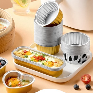 Chengkehome hộp thiếc đặc biệt cho Nồi chiên không khí nhà nhỏ tái sử dụng cấp thực phẩm Lò nướng nhôm lá mỏng Pan Tart cup - Product Image 3