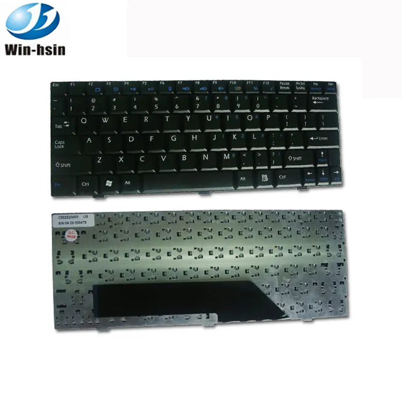 U120 U123 tastatur für MSI, laptop teile für MIS U100 serie schwarz tastatur