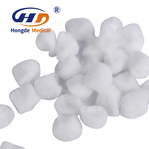 Bola katun wol organik medis steril, bola kapas gigi penyerap bedah - Product Image 3