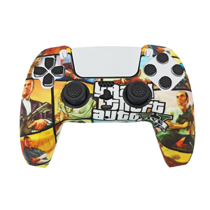 Low Moq Custom Water Transfer Print Controller Rubber Silicone Wrap Slim Skin Grip Cover for PS5 <strong>Dualshock</strong> 5 Gamepad Controller - Product Image 5