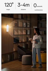 New Arrival LED <strong>Motion</strong> <strong>Sensor</strong> Cabinet <strong>Light</strong> Upward Shade for Kitchen Wine Bar Closet Stick-On Wall Magnetic 5V Input for Hallway