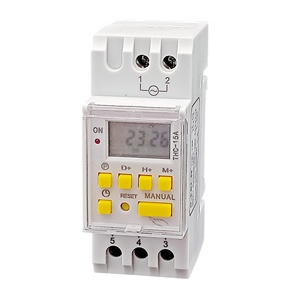 16amp 24VDC Digital Timer Switch THC-15A programmier barer Zeit steuerungs schalter mit 16ON & 16OFF Programmen max. Spannung 220v