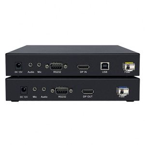 采用KVM USB2.0 RS232的SM光纤上的4K DP扩展器收发器，高达20千米DP到光纤转换器 - Product Image 2