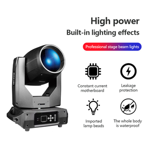 380W Moving Head Beam Light Sound <strong>Control</strong> <strong>DMX</strong> Wedding Stage Light LCD <strong>Display</strong> RGB Rotating Pattern Beam Light - Product Image 4