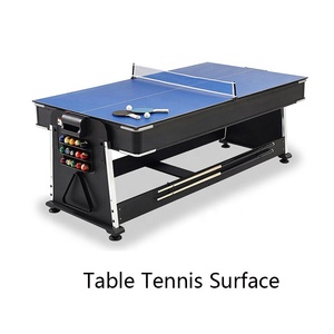 High Quality 7FT 4 in 1 <strong>Multi</strong> <strong>Functional</strong> <strong>Game</strong> <strong>Table</strong> <strong>with</strong> Flip Billiard Pool Air Hockey <strong>Table</strong> Tennis Dining <strong>Table</strong>. - Product Image 4
