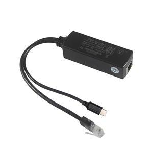 Splitter PoE con uscita USB-C-48V a 5V/9V/12V potenza su convertitore Ethernet per Tablet, telefono, Raspberry Pi, dispositivi USB-C - Product Image 1