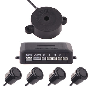 Sistema de Radar de aparcamiento inverso para coche, Kit de 4 sensores de marcha atrás con alarma delantera y trasera, recordatorio, pantalla LED, Conducción Segura - Product Image 5