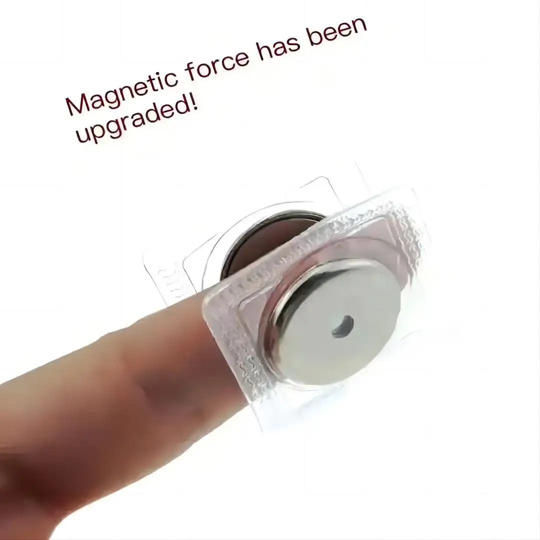 Imanes magnéticos fuertes a prueba de agua, botones de costura de neodimio/neodimio, ropa Invisible a presión, imán de costura de PVC oculto para botón