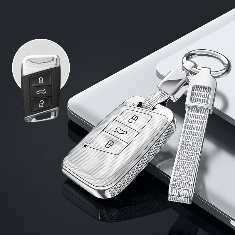 Silver+Key Chain