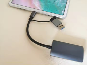 Custom Logo USB3.0 <strong>Type</strong> C to RJ45 Gigabit <strong>Network</strong> Adapter 1000Mbps Stable Transmission <strong>2</strong> in 1 USB <strong>Type</strong> c Lan Adapter - Product Image 3