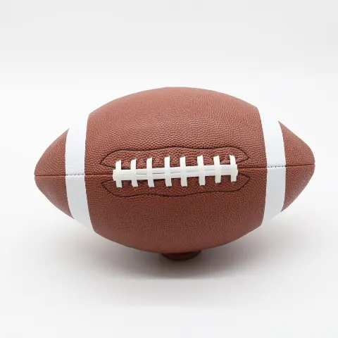 कस्टम लोगो समग्र चमड़े रग्बी सरकारी आकार F9 अमेरिकी फुटबॉल गेंद