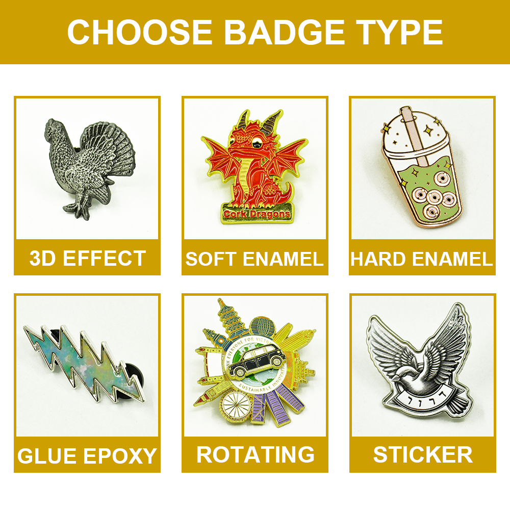Pin Badge Types