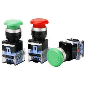 LA38-11ZS indicatore indicatore dell'interruttore a pulsante da 220 Volt da 22mm pulsante di arresto di emergenza del foro di montaggio 10A vari tipi di interruttore a pulsante - Product Image 5