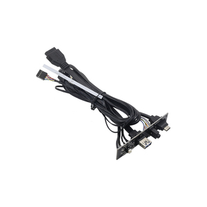 <strong>Computer</strong> USB 3.0 Front Panel Mounted Extension Cable USB 3.1 PCB Circuit Board Audio <strong>Input</strong> <strong>Output</strong> I/O Board Extender Wire - Product Image 5