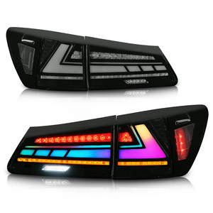 LEXUS IS250 için araba kuyruk işık meclisi çifti IS300 isisf 2006-12 LED fren sinyal ışığı Tuning parçaları araba arka lamba sistemi - Product Image 1