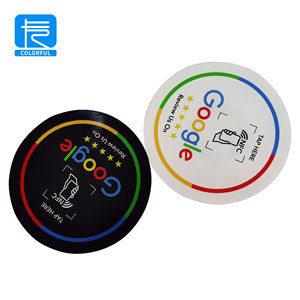 สติกเกอร์ติดแท็ก NFC 216 213พีวีซีอีพ็อกซี่ออกแบบได้ตามต้องการ Google Review Collection NFC - Product Image 2