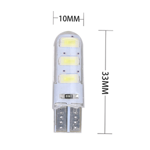 T10 Led Bulb W5W 5730 6smd Strobe Flash Car Interior <strong>Light</strong> Reverse License Plate Silicone Waterproof <strong>Light</strong> T10 LED - Product Image 6