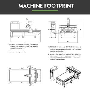 Fresadora cnc 1325/1530, enrutador de producción de anidación, carga automática, enrutador atc de 3 ejes para carpintería - Product Image 3
