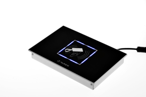เครื่องอ่าน RFID แบบตั้งโต๊ะระบบการจัดการทรัพย์สิน RS232เครื่องอ่านเดสก์ท็อปและเครื่องเขียน RFID ควบคุมการเข้าถึง - Product Image 2