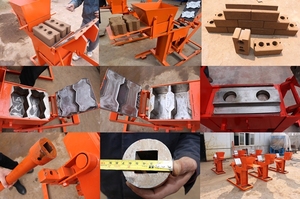 Venta directa de fábrica, precio más barato, pequeño Manual, tierra de arcilla, enclavamiento, máquina de fabricación de bloques de ladrillo a bajo precio - Product Image 4