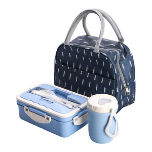 Buğday samanı öğrenci yemek kabı mikrodalga sofra bölüm yalıtım bento kutusu plastik kare hazır yemek kutusu - Product Image 6