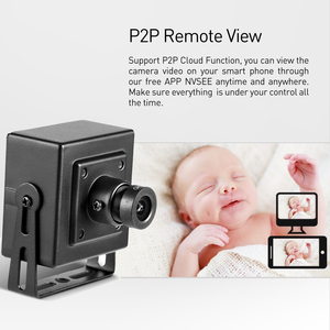 REVODATA 3MP迷你IP摄像机2.8/3.6/6/8毫米镜头75 FOV微型迷你安全网络摄像机DC 12V (I706-FHW) - Product Image 4