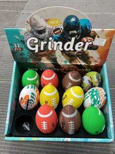 American Football-förmige Zigaretten schleifer aus Zink legierung aus Kunststoff Neues grenz überschreiten des Produkt zum Rauchen von Premium-Feuerzeug zubehör - Product Image 6