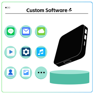 Klavye uzaktan BT5.0 4K HDR kutusu tv akıllı ile özel android 12 tv kutusu - Product Image 5