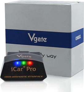 Vgate iCar专业无线车载诊断2扫描仪扫描工具OBDII汽车诊断工具代码阅读器故障检查引擎灯 - Product Image 1