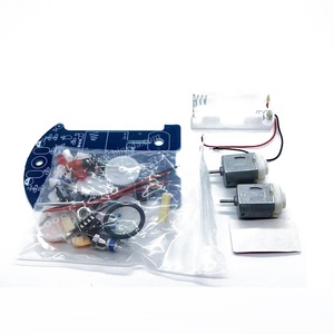 Práctica Kit de electrónica de aprendizaje de soldadura Línea de Proyecto de coche inteligente Siguiente Robot Kit de coche DIY Electrónica Educación escolar - Product Image 1